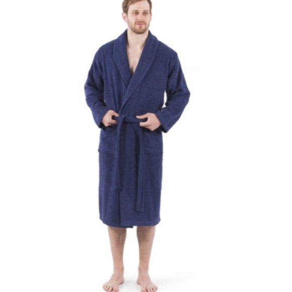 Linum Home Textiles Unisex Terry Cloth Bathrobe L/XL - Picture 2 of 7